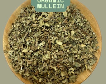 Organic Mullein Leaf Tea: Wildcrafted Herbal Loose Leaf