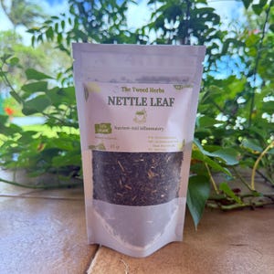 Organic Nettle leaf Tea: Wildcrafted, Hand Packed in Australia, Wellness tea