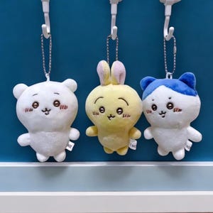 Chiikawa Keychain Anime Plush, Hachiware Plush Bag Pendant, Kawaii Gifts For Friend