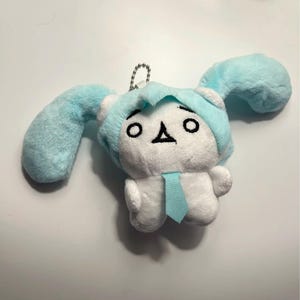 Mini Kawaii Hatsune Miku Plush Keychain, Cute Anime Plush Doll Pendant, Birthday Gift for Anime Lover
