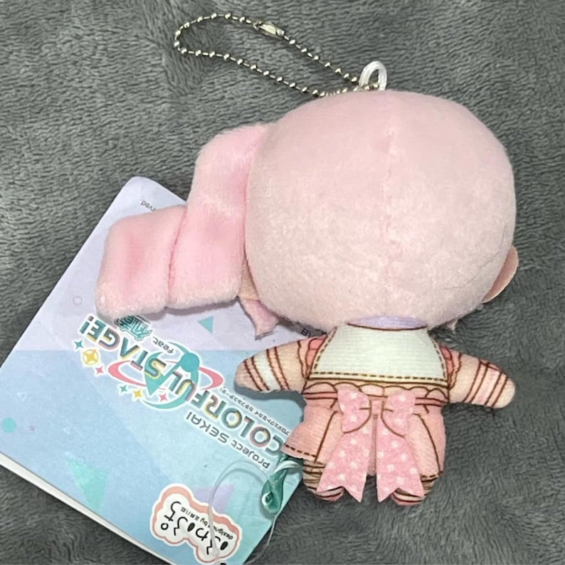 Anime Inspired Plush Keychain, Mini Soft Backpack Pendant, Cute Gift ...