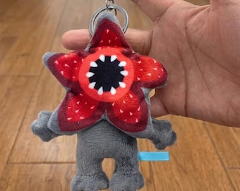 Chaveiro de Pelúcia do Demogorgon Eleven, Chaveiro de Pelúcia de Personagem de Terror, Presente para Ela