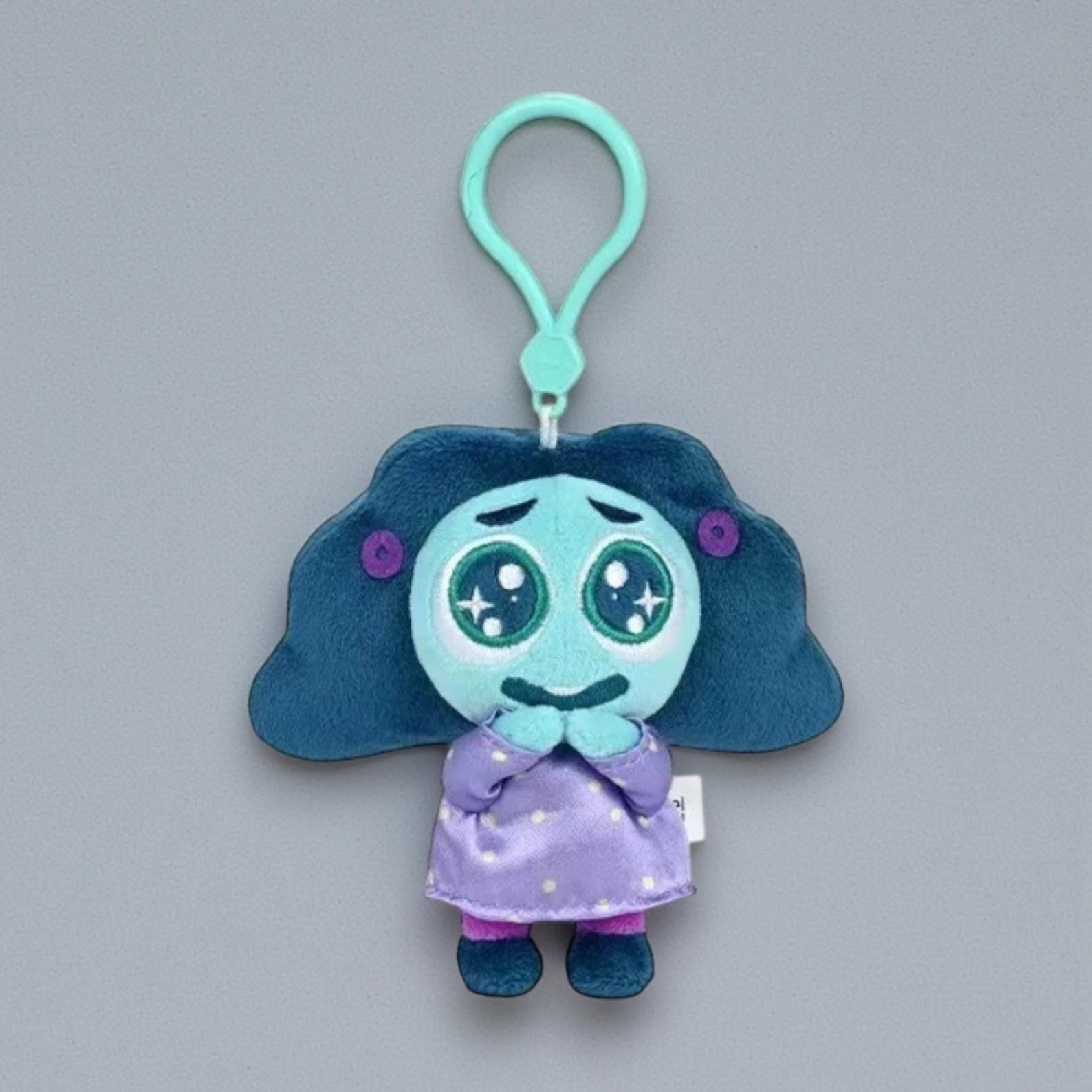 Cartoon Emotion Plush Keychain, Mini Stuffed Doll Pendant Toy, Gift for ...
