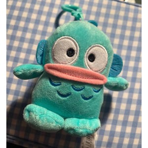 Llavero de peluche de Hangyodon, llavero de bolsa de dibujos animados rellenos, regalo para ella