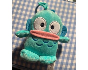 Plushie Hangyodon Keychain, Stuffed Cartoon Bag Keyring, Gift For Her