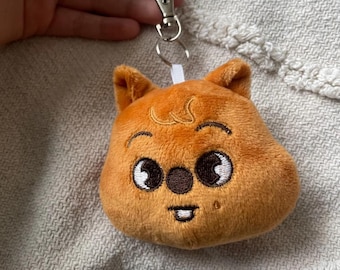 Animal Plush Keychain Charm, Cute Character Stuffed, Gift for friends