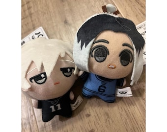 Blue Lock Keychain, Anime Plush Keychain, Isagii Yoicchi Nagii Seishiroo Miikage Reoo Keyrings, Fans Gifts
