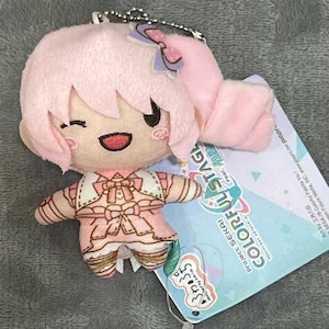 Anime Inspired Plush Keychain, Mini Soft Backpack Pendant, Cute Gift for Her or Him