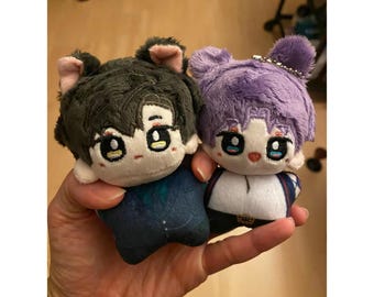 Love and Deepspace Keychain Plush, Rafayel Zayne Xavier Sylus Keychain Charm, Gift For Her