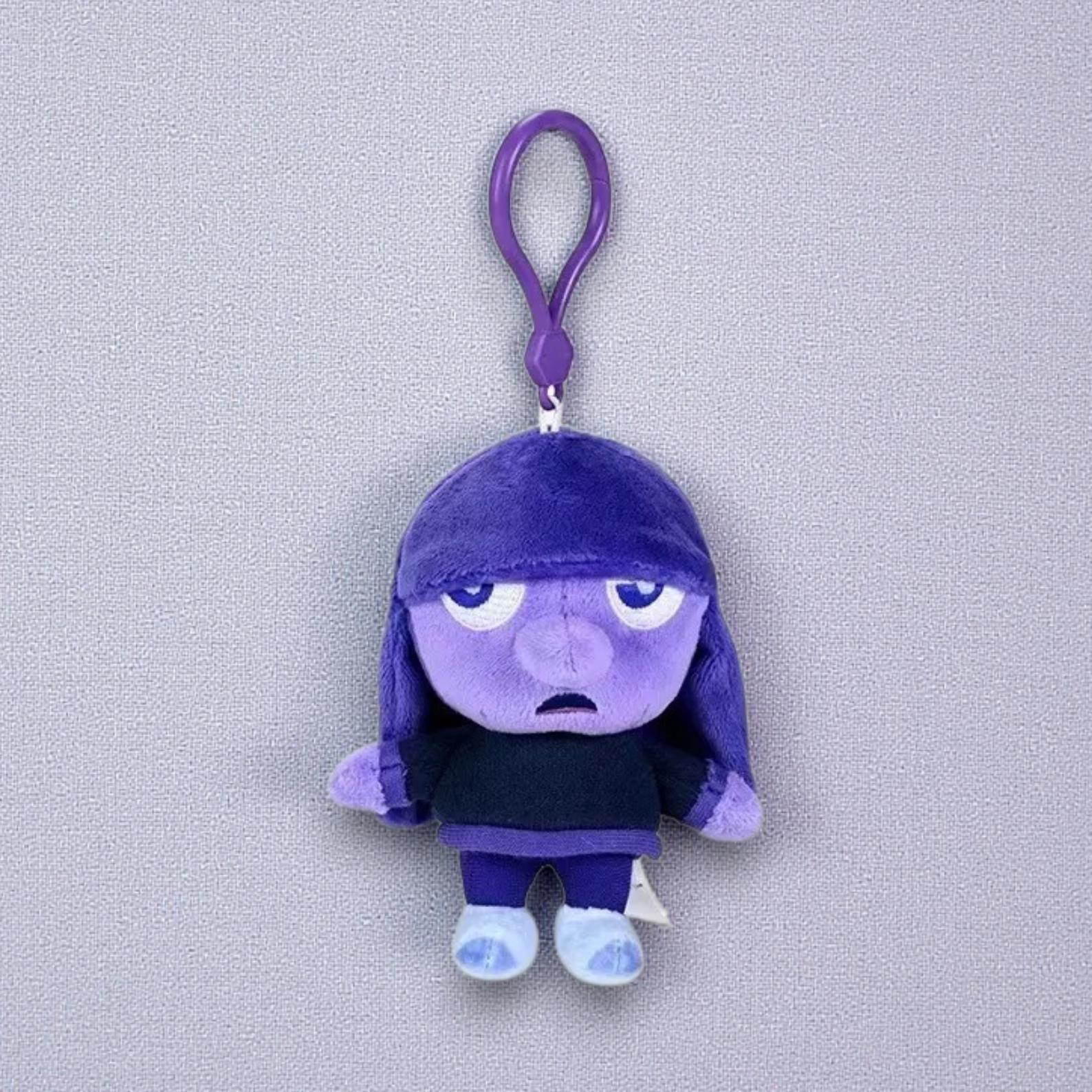 Cartoon Emotion Plush Keychain, Mini Stuffed Doll Pendant Toy, Gift for ...