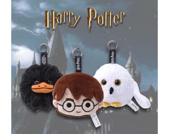 Wizard Inspired Plush Keychain, Cute Owl | Boy Wizard & Creature keyring, Fantasy Gifts for Friend