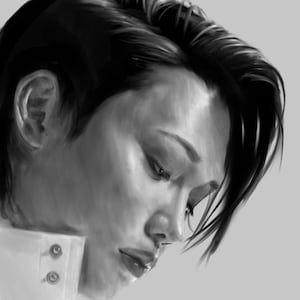 stray kids felix print, realism art