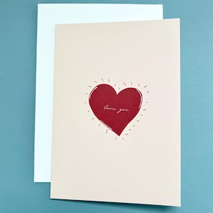 Valentine&#39;s Day Card | Valentine&#39;s Card for Husband| Valentine&#39;s Card for Wife |Anniversary Card| Romantic Valentine Card| Valentine&#39;s Gift