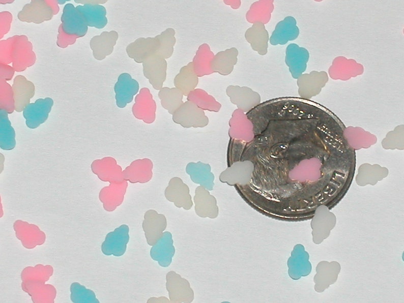 100pcs Wholesale Lot MIX Tiny Miniature Fairy Dust New Mix Blue,pink