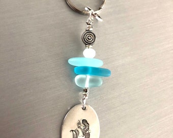 Personalized Mermaid Keychain