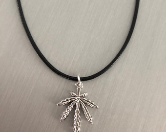 Cannabis Leaf Necklace