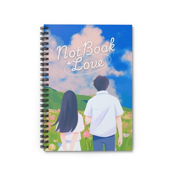 Floral Spiral Notebook: Romantic Love Journal & Travel Diary