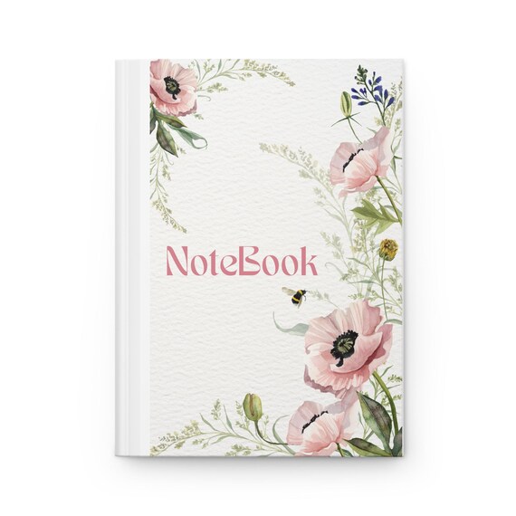 Floral Hardcover Journal: 150 Lined Perforated Pages