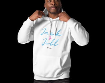 Sudadera con capucha Jack and Jill Dad – Corte holgado, mezcla de algodón