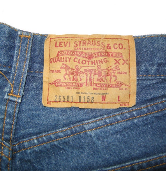 FREE SHIP Levis 501 Denim Jeans Womens SZ 13 2650… - image 4