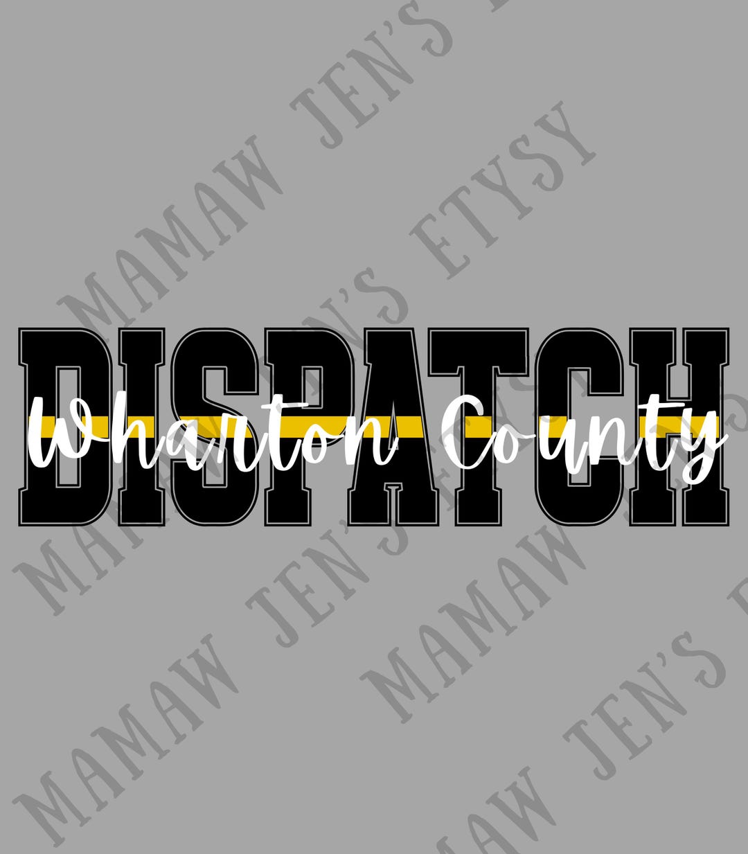Personalized 911 Dispatcher PNG: Custom Department Graphic (digital ...