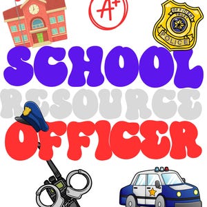 School Resource Officer SVG, school resource officer svg, resource officer, school staff svg, school safety