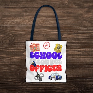 School Resource Officer Tote Bag: Law Enforcement Appreciation Gift