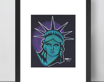 11 "x 14" Freiheitsstatue Pop Felix Porträt - 1 von 21