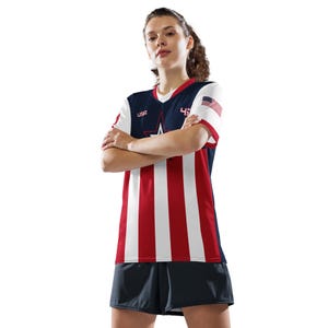 World War II USA Steve Rogers #43 'United We Win' Recycled Unisex Pop Sports Jersey