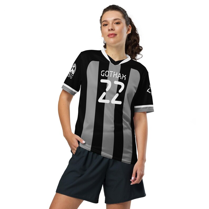 Gotham City Bats Football Club Bruce Wayne #22 Unisex Pop Felix Fictional Sports Jersey