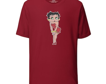 Betty Boop Drawing Sketch PopFelix Designer Unisex T-shirt - Seven Colors
