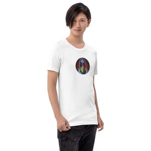 White Hand Drawn Nightmare Before Christmas Sally Shock Portrait Pop Felix Designer Unisex Pop Felix Designer Tee T-shirt