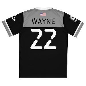 Gotham City Bats Football Club Bruce Wayne #22 Unisex Pop Felix Fictional Sports Jersey