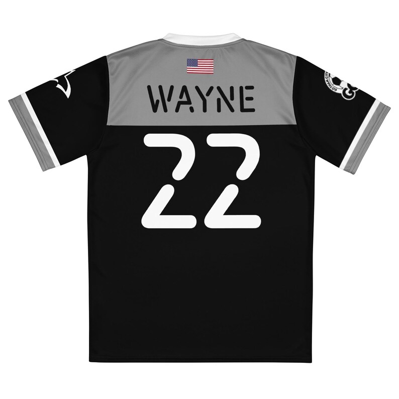 Gotham City Bats Football Club Bruce Wayne #22 Unisex Pop Felix Fictional Sports Jersey