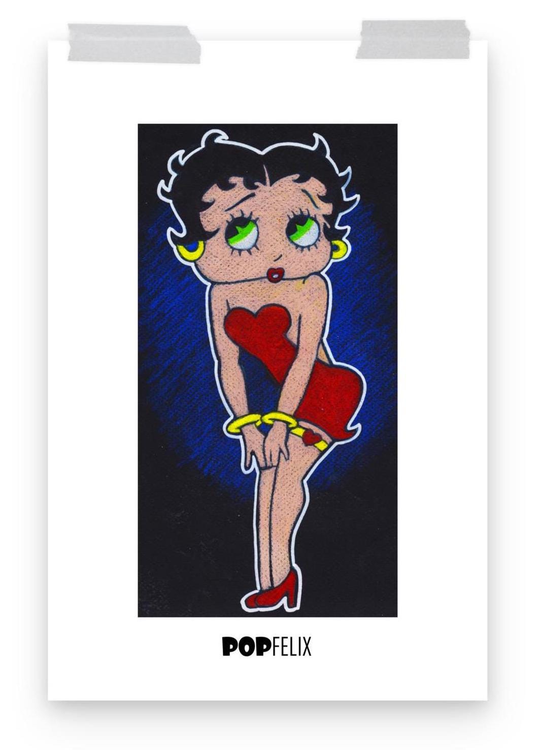 Betty boop poster - Etsy 日本