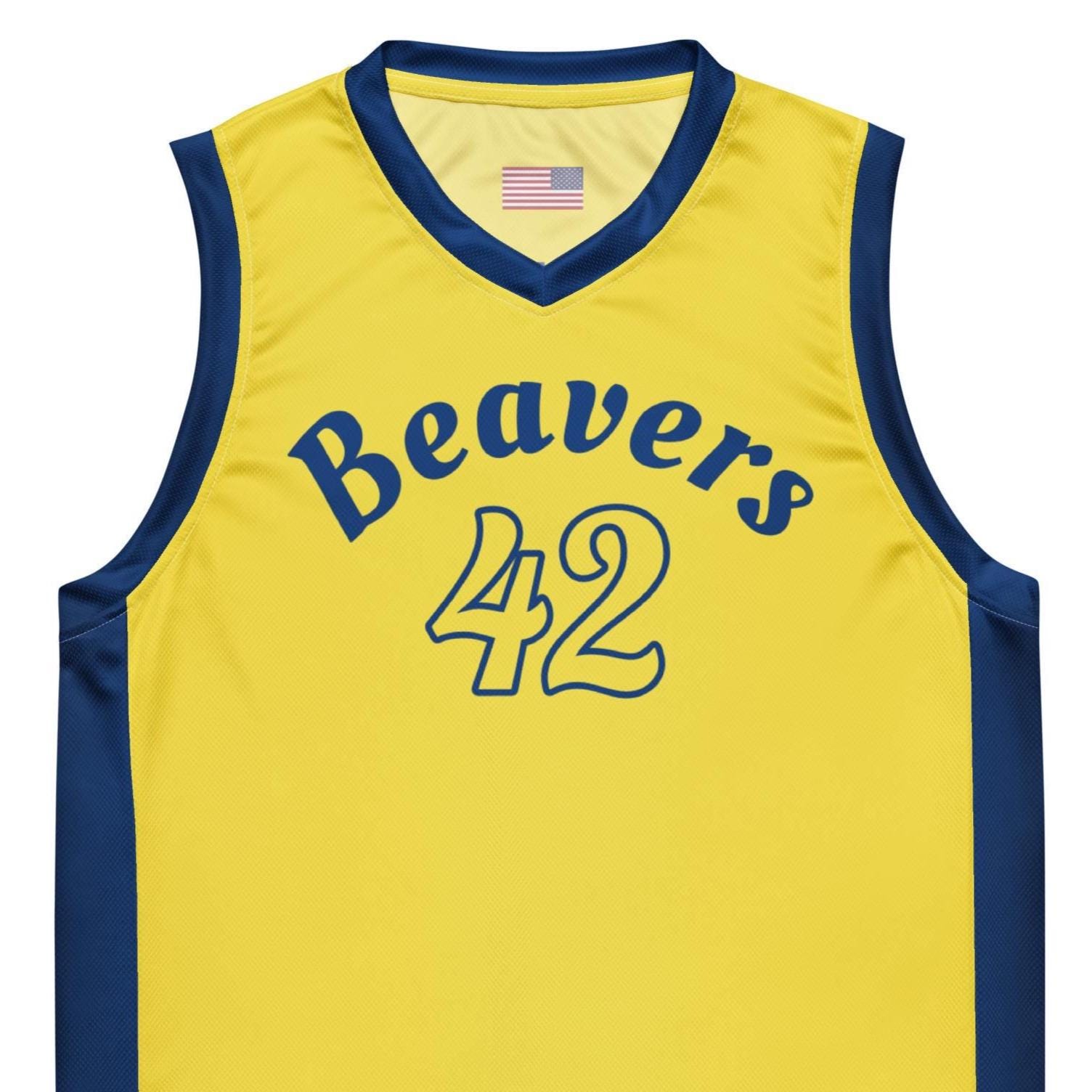 Updated Beacon Hills Beavers Scott Howard #42 Teen Wolf Recycled