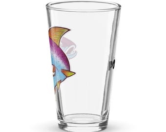 16 Oz Jumping Rainbow Trout Fish Shaker Pop Felix Pint Glass - Etsy