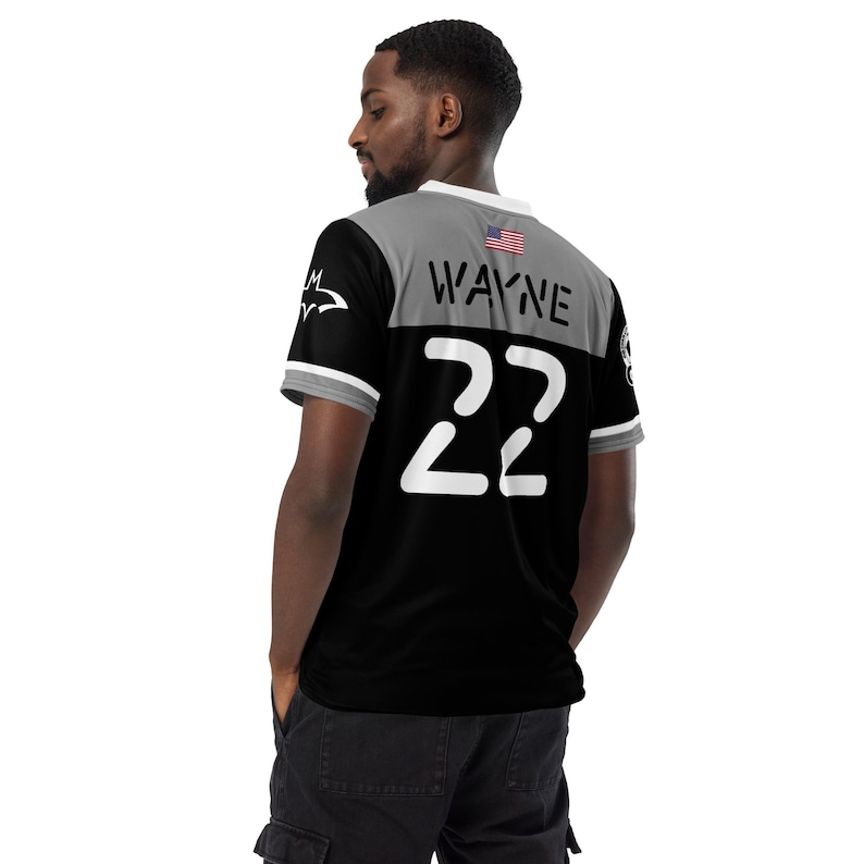 Gotham City Bats Football Club Bruce Wayne #22 Unisex Pop Felix Fictional Sports Jersey