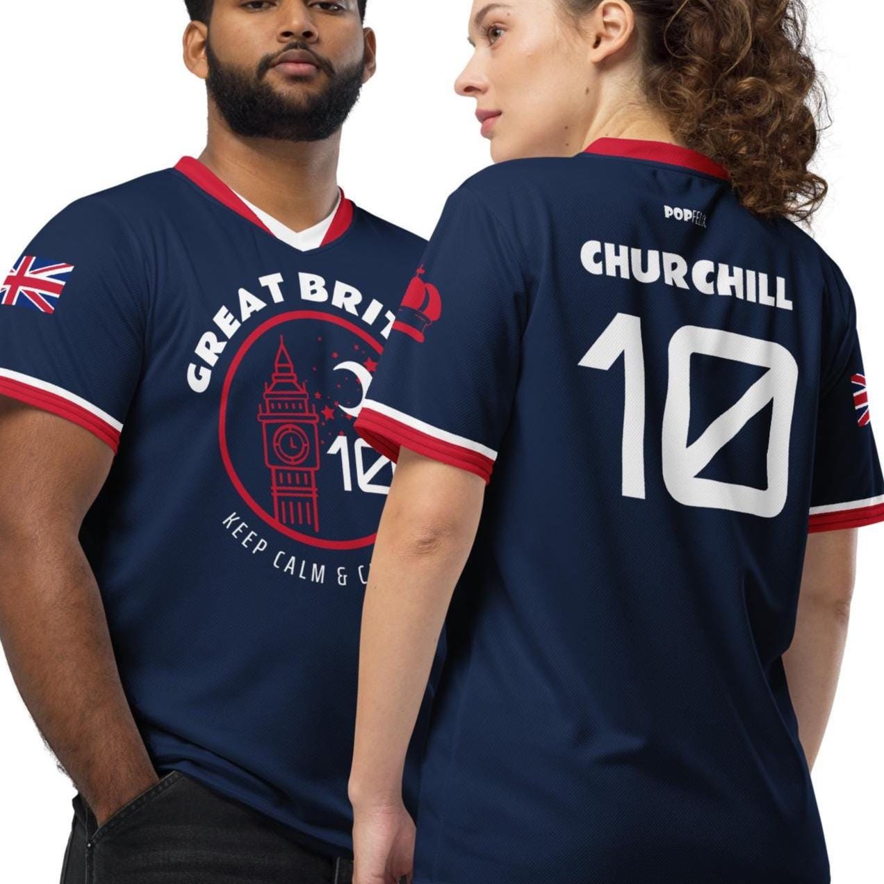 WW2 Winston Churchill #10 Great Britain England UK Recycled Unisex