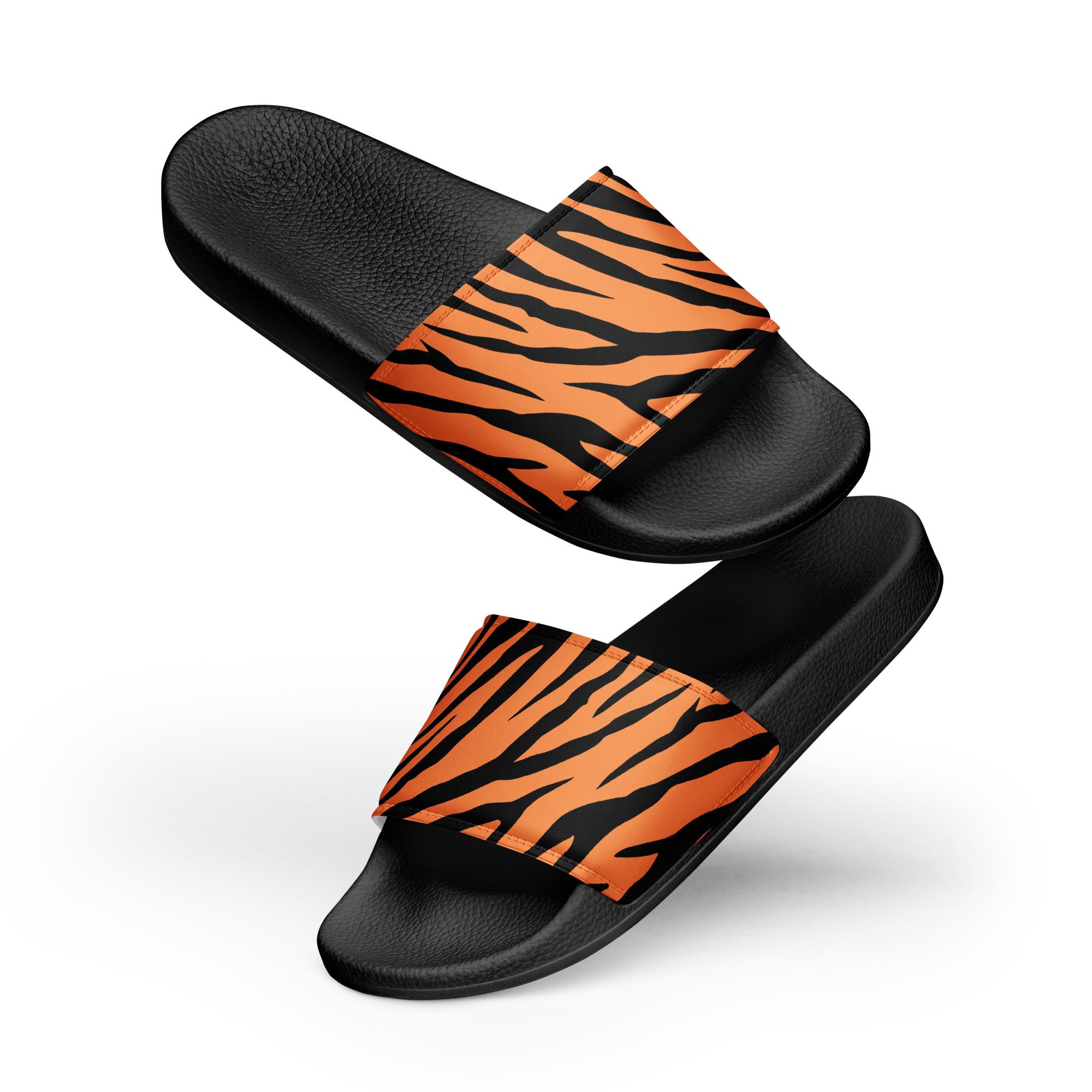 OFF WHITE Mens Womens Black Orange Impressionism Slides Sandals Size 40 Off-White c/o Virgil Abloh Leather sandals for Men | Online  main image 4
