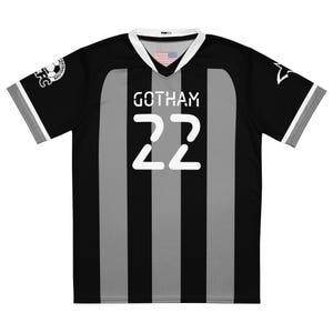 Gotham City Bats Football Club Bruce Wayne #22 Unisex Pop Felix Fictional Sports Jersey