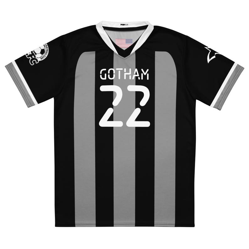 Gotham City Bats Football Club Bruce Wayne #22 Unisex Pop Felix Fictional Sports Jersey