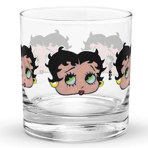 10,5 Unzen Betty Boop Kopf Zeichnung Muster Rocks Pop Felix Cocktail Glas
