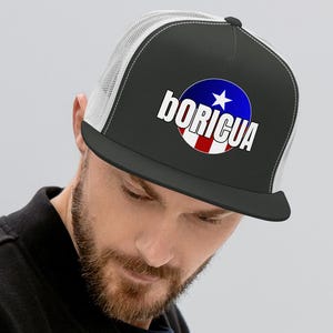 Boricua Puerto Rico Flag PR Unisex Snapback Mesh Pop Felix Trucker Hat Cap - Five Colors