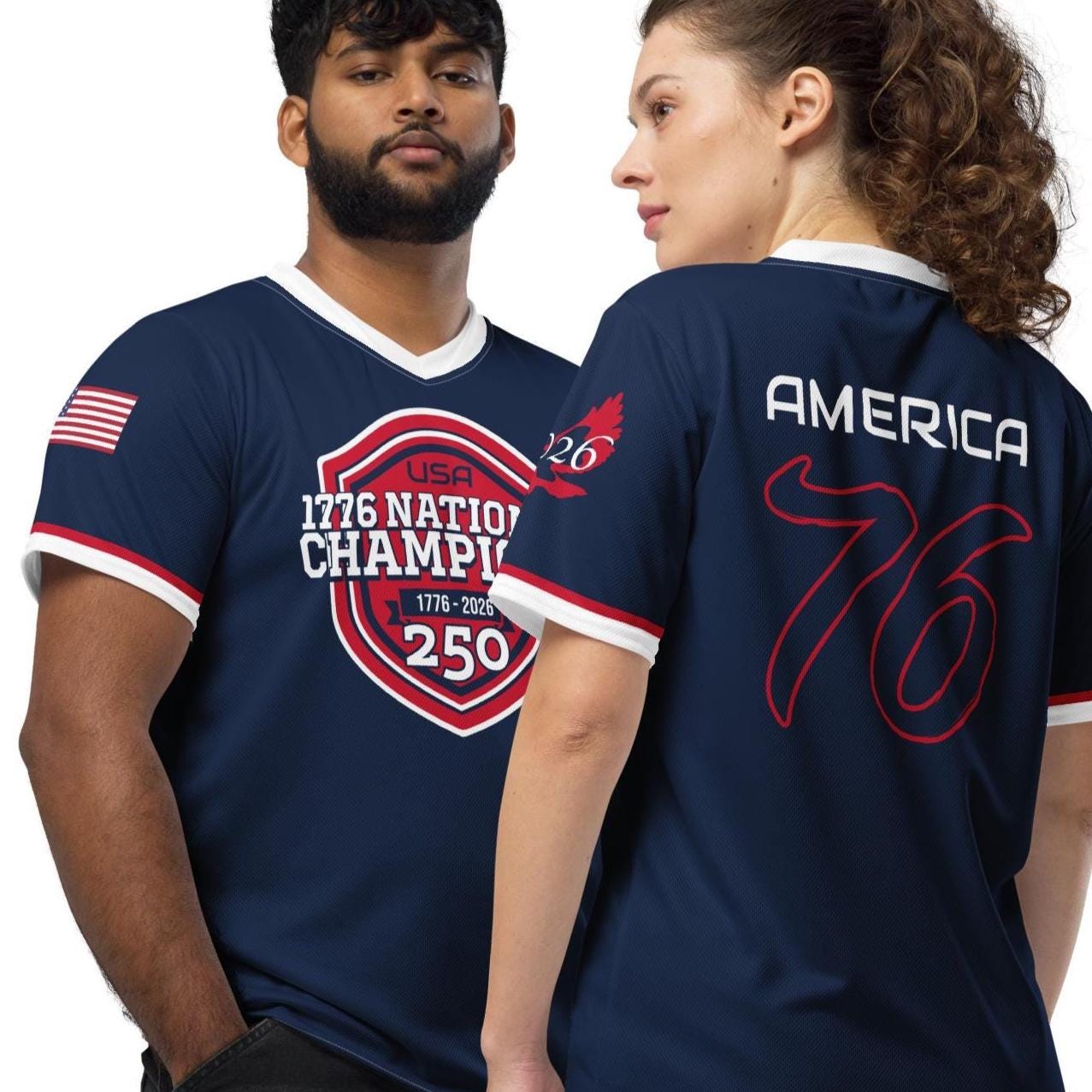 1776 National Champions USA America #76 Popfelix Historical Unisex