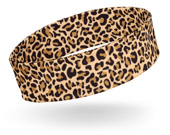 Cheetah Leopard Print Pop Felix 4-vägs stretchigt designerhårband