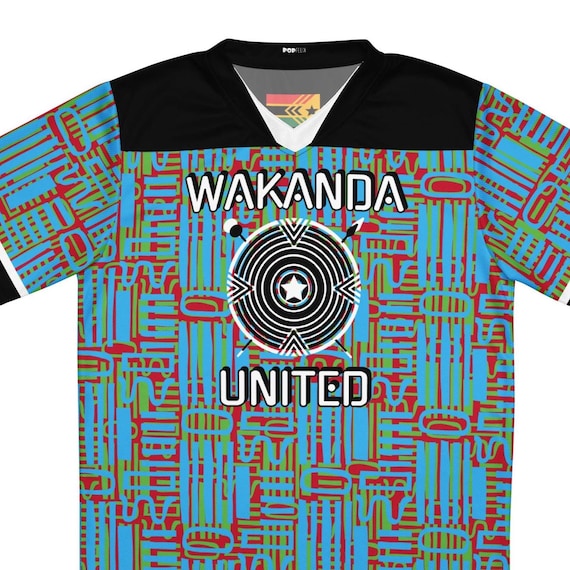 Wakanda United FC King T'challa #8 Popfelix Fictional Designer