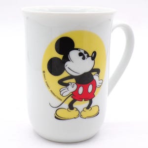 Vintage Disneyland/World Mickey Mouse Porcelain Japan Coffee Tea Mug image 2