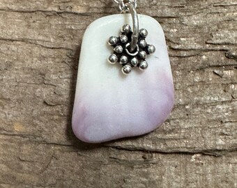 Shell and Sterling Silver Necklace