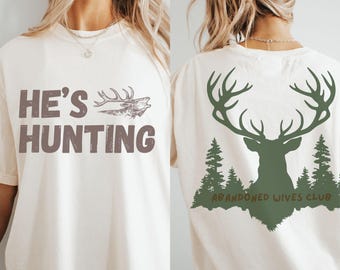 Hunting Wives Club T-shirt, Huntress Tee, Outdoor Apparel, Woodland Camo Shirt, Funny Huntress Gift